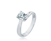Ringe Mirco Visconti Dame Solitario in Gold Diamante 0.1 Ct AL555/20 - AL555/20